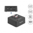 Delock USB 20 Gbps Dokovací stanice M.2 pro 2 x SSD M.2 NVMe PCIe s funkcemi klonování a mazání