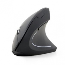 Gembird Myš MUSW-ERGO-01, vertikální, černá, bezdrátová, USB receiver Gembird Myš MUSW-ERGO-01, vertikální, černá, bezdrátová, USB receiver