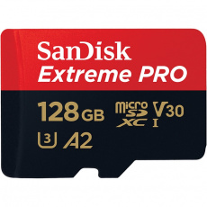 SanDisk Extreme Pro microSDXC 128GB 170MB/s + ada. SanDisk Extreme Pro microSDXC 128GB 170MB/s + ada.