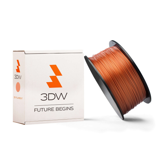 3DW - ABS filament 1,75mm měděná, 1kg, tisk 200-230°C