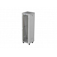 19" VOLNĚ STOJÍCÍ RACKOVÁ SKŘÍŇ 42U 600X600 ŠEDÉ SKLENĚNÉ DVEŘE LCD LANBERG (FLAT PACK) V2