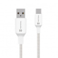 Tactical Stitch Thread Cable USB-A/USB-C 0.3m White