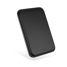 Epico Mag+ Leather Wallet - černá Epico Mag+ Leather Wallet - černá