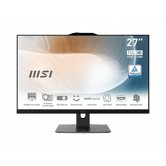 MSI Modern/AM272P 12M/27"/FHD/i3-1215U/8GB/512GB/Intel int/bez OS/Černá/2R MSI Modern/AM272P 12M/27"/FHD/i3-1215U/8GB/512GB/Intel int/bez OS/Černá/2R