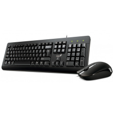 Set GENIUS KM-160 USB CZ+ SK, black Set GENIUS KM-160 USB CZ+ SK, black
