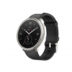 Amazfit Active 2 Round NFC/Silver/Elegant Band/Black Leather Amazfit Active 2 Round NFC/Silver/Elegant Band/Black Leather