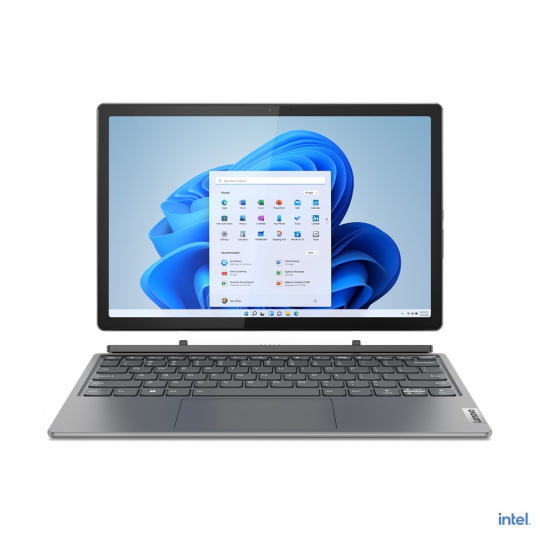 Lenovo IdeaPad Duet 5 12IRU8, 12,4" 2560x1600 dotykový, i5-1335U, 8GB, 256GB SSD, Iris Xe, Windows 11 Pro, šedý, záruka 2 roky