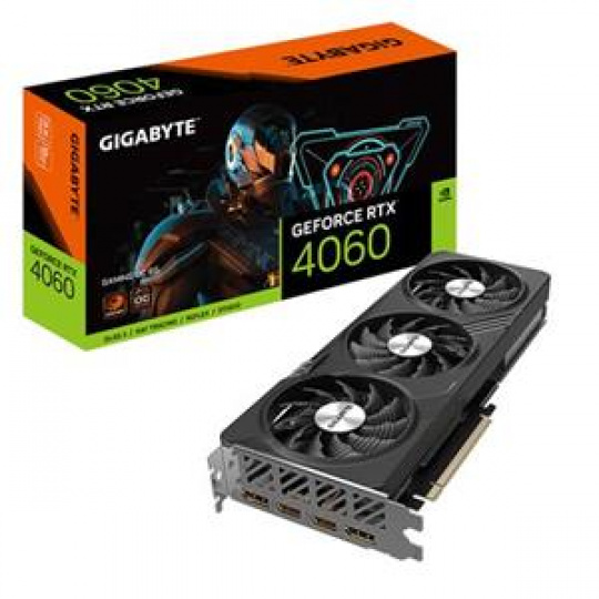 GIGABYTE GeForce RTX 4060 GAMING 8G OC, RTX 4060, 8GB GDDR6, 2xDP, 2xHDMI