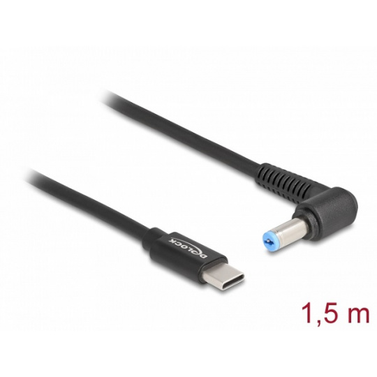 Delock Nabíjecí kabel pro laptop, ze zástrčky rozhraní USB Type-C™ na zástrčku Acer 5,5 x 1,7 mm