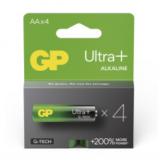 GP Alkalická baterie ULTRA PLUS AA (LR6)- 4ks GP Alkalická baterie ULTRA PLUS AA (LR6)- 4ks