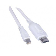 Kabel Mini DisplayPort - HDMI, M/M, PremiumCord, 3m, bílý