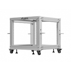 LANBERG OTEVŘENÝ RACK 19" 9U 600X600-1100 NASTAVITELNÝ ŠEDÝ
