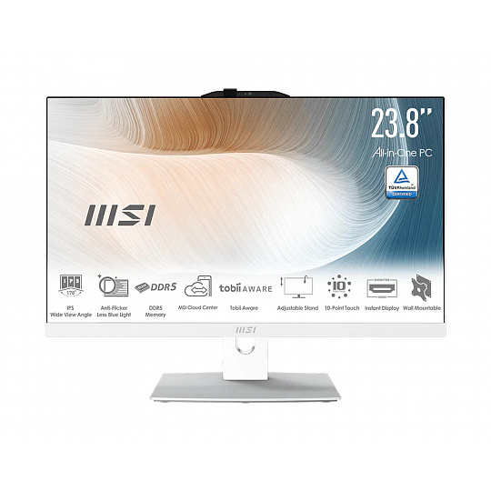 MSI Modern 23,8"FHD/Touch/Core 5/16G/512/W11H bílý MSI Modern 23,8"FHD/Touch/Core 5/16G/512/W11H bílý