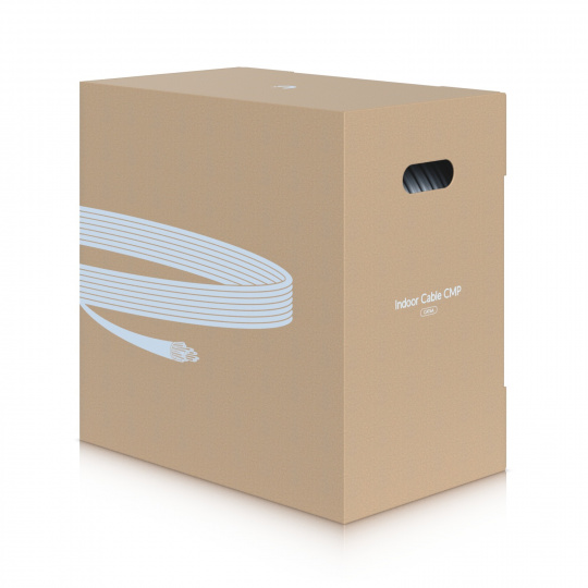 Ubiquiti UACC-Cable-C6A-CMP, UniFi vnitřní kabel Cat6A CMR, 305m