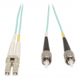 Optický patch kabel 10Gb Duplex Multimode 50/125, OM3 (LC/ST), modrá, 10m