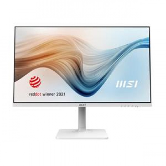 MSI monitor Modern MD271QPW, 27"/2560x1440 (WQHD)/IPS/5ms/1000:1/250cd / m2/ HDMI/DP/USB C/bílá