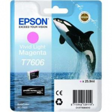 EPSON cartridge T7606 Vivid Light Magenta (kosatka) EPSON cartridge T7606 Vivid Light Magenta (kosatka)