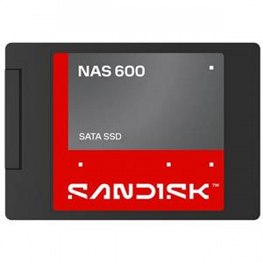 SANDISK NAS 600 SATA III, 4TB, SSD disk 2,5", TLC 3D NAND, R:560MB/s, W:520MB/s