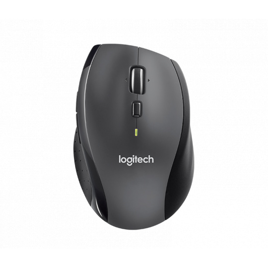 myš Logitech Wireless Mouse M705 Marathon, přijímač unifying, 7 tlačítek, až 1000dpi, černá