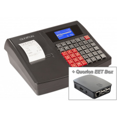 Registrační pokladna (EET CZ) QMP 18 2xRS/USB/OL černá + Quorion EET box