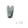DATACOM Návlek pro plug RJ45 s výřezem šedý  (10ks)