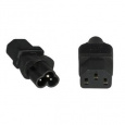 Premium Cord Adaptér IEC C13 female na IEC C6 male "trojlístek" napětí 230V, 2.5A