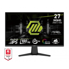 MSI MAG/275QF/27"/IPS/QHD/180Hz/0,5ms/Black/2R MSI MAG/275QF/27"/IPS/QHD/180Hz/0,5ms/Black/2R