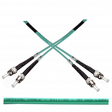 Optický patch kabel duplex ST-ST 50/125 MM 5m OM3 Optický patch kabel duplex ST-ST 50/125 MM 5m OM3