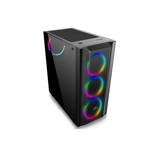 EVOLVEO Ptero Q1/Midi Tower/Transpar./Černá EVOLVEO Ptero Q1/Midi Tower/Transpar./Černá