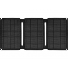 Sandberg Solar Charger 21W 2xUSB, solární nabíječka, černá