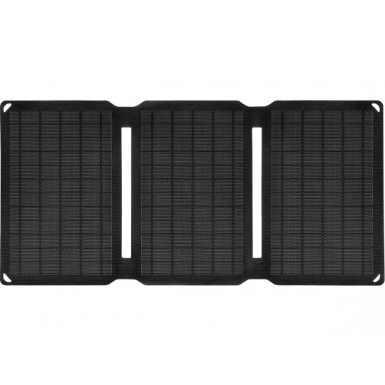 Sandberg Solar Charger 21W 2xUSB, solární nabíječka, černá