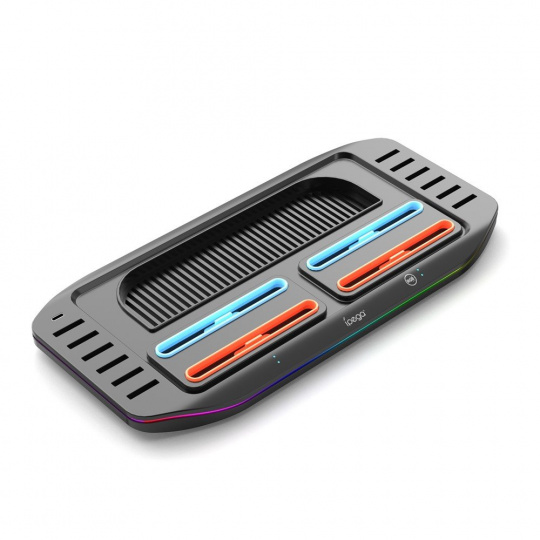 iPega SW2210 Multifunkční Nabíjecí RGB Stojan pro Nintendo Switch 2 Black