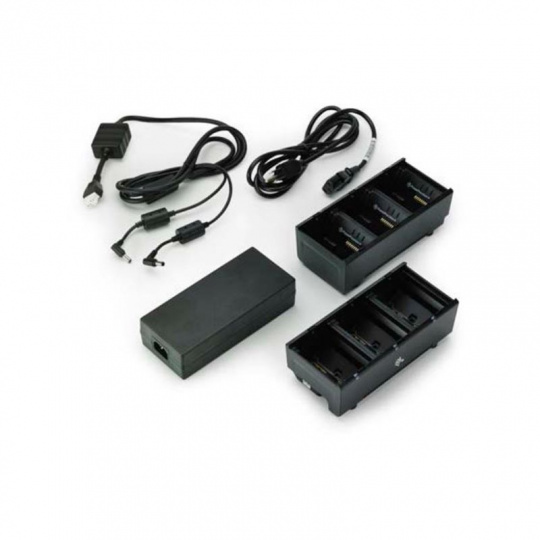 Two 3 slot battery chargers (Q600, QLn or ZQ500) Two 3 slot battery chargers (Q600, QLn or ZQ500)