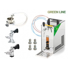 PYGMY 20/K Green Line + 2x naražeč (Bajonet a Plochý) a sanitační adaptér bajonet set
