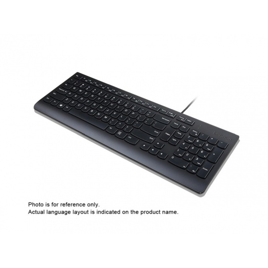 Lenovo klávesnice Essential Wired (Black) CZ/SK