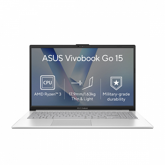 ASUS Vivobook Go 15/E1504FA-BQ5409W/R3-30/15,6"/FHD/8GB/256GB/AMD int/W11H/Silver/2R ASUS Vivobook Go 15/E1504FA-BQ5409W/R3-30/15,6"/FHD/8GB/256GB/AMD int/W11H/Silver/2R