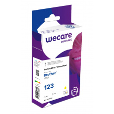 WECARE ARMOR ink kompatibilní s BROTHER LC-123Y, žlutá/yellow WECARE ARMOR ink kompatibilní s BROTHER LC-123Y, žlutá/yellow