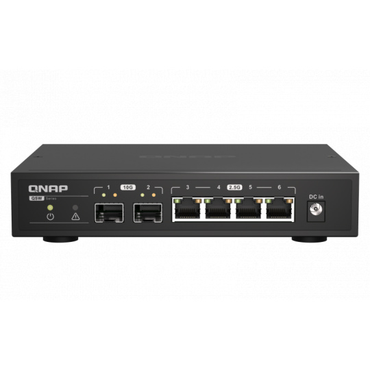 QNAP switch QSW-2104-2S (4x 2,5GbE RJ45 a 2x 10GbE SFP+)