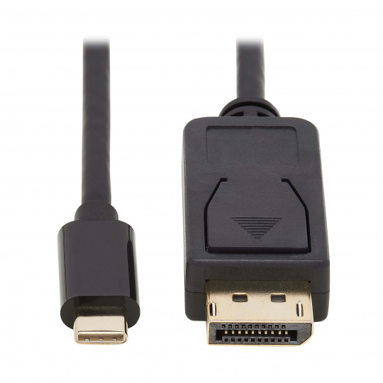 Tripplite Video kabel USB-C / DisplayPort s aretací, 4K 60Hz, HDR (Samec/Samec), 0.9m
