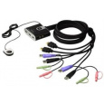 ATEN 2port HDMI KVM USB 2.0 mini, 1.2m, DO