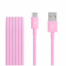 Beats USB-A / USB-C Woven Cable (1.5m)- Power Pink Beats USB-A / USB-C Woven Cable (1.5m)- Power Pink