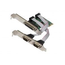 EVOLVEO Serial RS232 & LPT PCIe, rozšiřující karta EVOLVEO Serial RS232 & LPT PCIe, rozšiřující karta