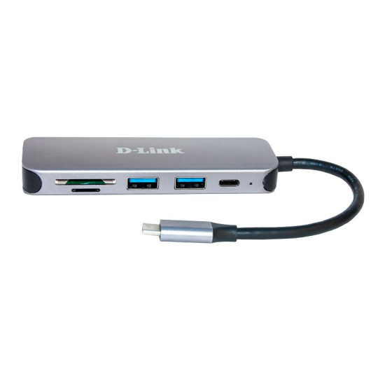 D-Link 5-in-1 USB-C Hub with Card Reader