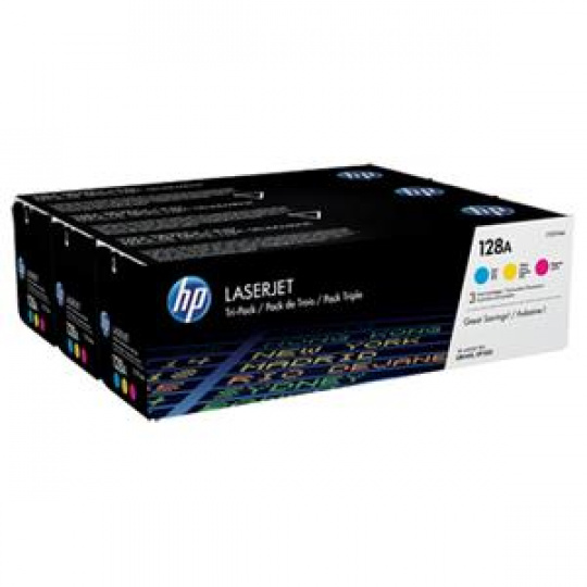 HP toner 128A/CMY/3x1300 stran/3-pack