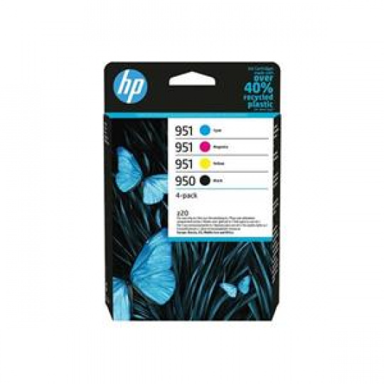 HP Ink Cartridge 950 Black/951 CMY/1000/700 stran/4-pack