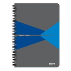 Leitz zápisník Office A5 s kartonovými deskami, drátěná vazba, čtverečkovaný