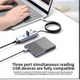PremiumCord Adapter USB-C na Gigabit 10/100/1000Mbps + 3x USB3.2 konektor