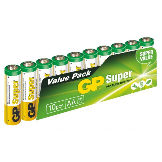 GP LR6, AA, tužka, super alkaline, 10ks