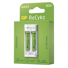 GP nabíječka baterií Eco E211 + 2× AAA REC 800 GP nabíječka baterií Eco E211 + 2× AAA REC 800