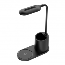 Platinet stolní LED lampa 3W, bezdrátové nabíjení, černá Platinet stolní LED lampa 3W, bezdrátové nabíjení, černá